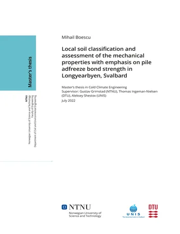 Más sobre Tesis de Maestría: Clasificación Local de Suelos y Evaluación de las Propiedades Mecánicas con Énfasis.